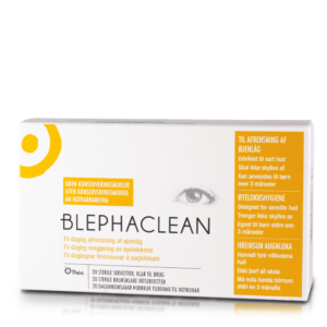 Blephaclean er steriele rensesevietter til området omkring øjnene, giver fugt og blød hud - Øjensynlig