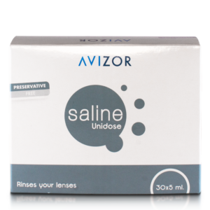 Avizor Saline Unidose – Saltvand til skylning af linser og dine øjne - øjensynlig