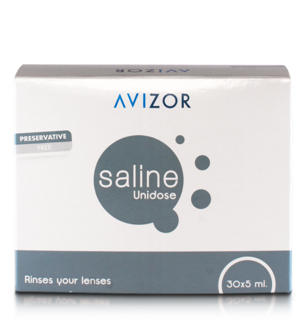 Avizor Saline Unidose – Saltvand til skylning af linser og dine øjne - øjensynlig