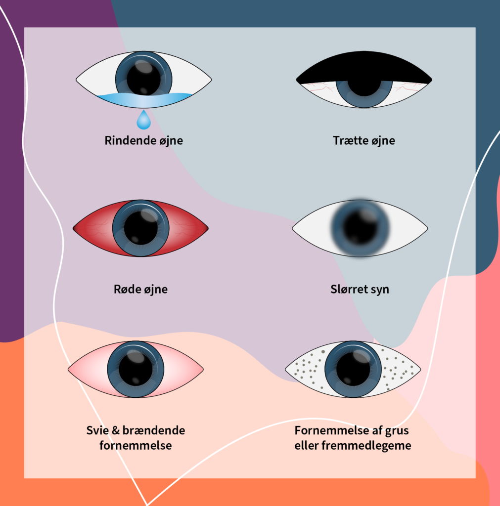 Årsager og symptomer på tørre øjne - øjensynlig