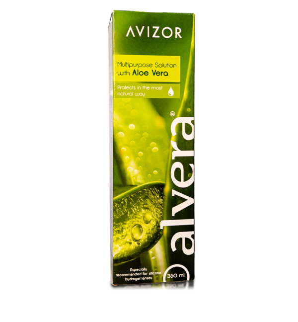 Avizor Alvera – Kontaktlinsevæske med aloe vera hos øjensynlig