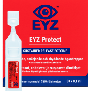 EYZ Protect, 30 x 0.4 ml øjendråber med ectoin. Enkeltdosispipetter